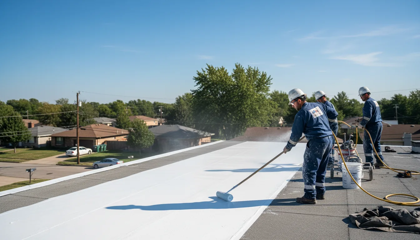 Commercial roof coating in Woodland, WA near me